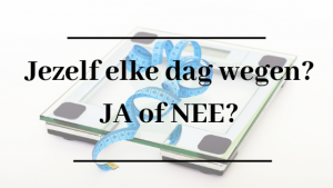 het getal op de weegschaal