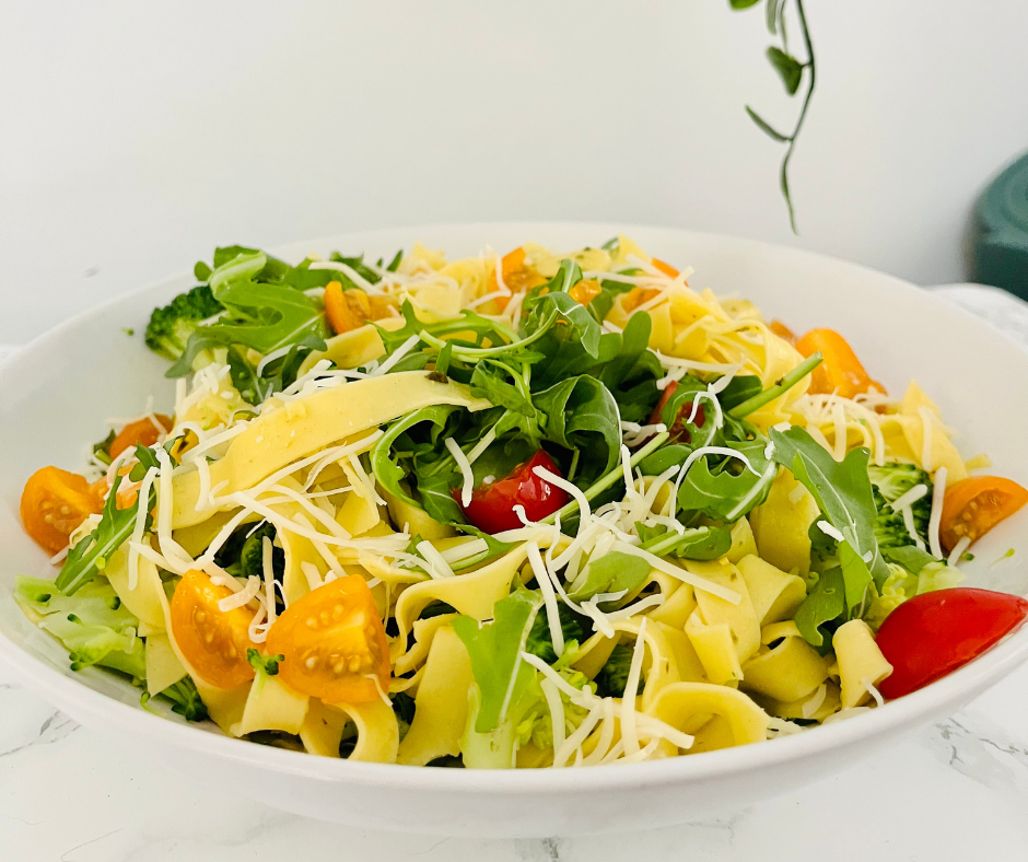 Frisse pasta salade