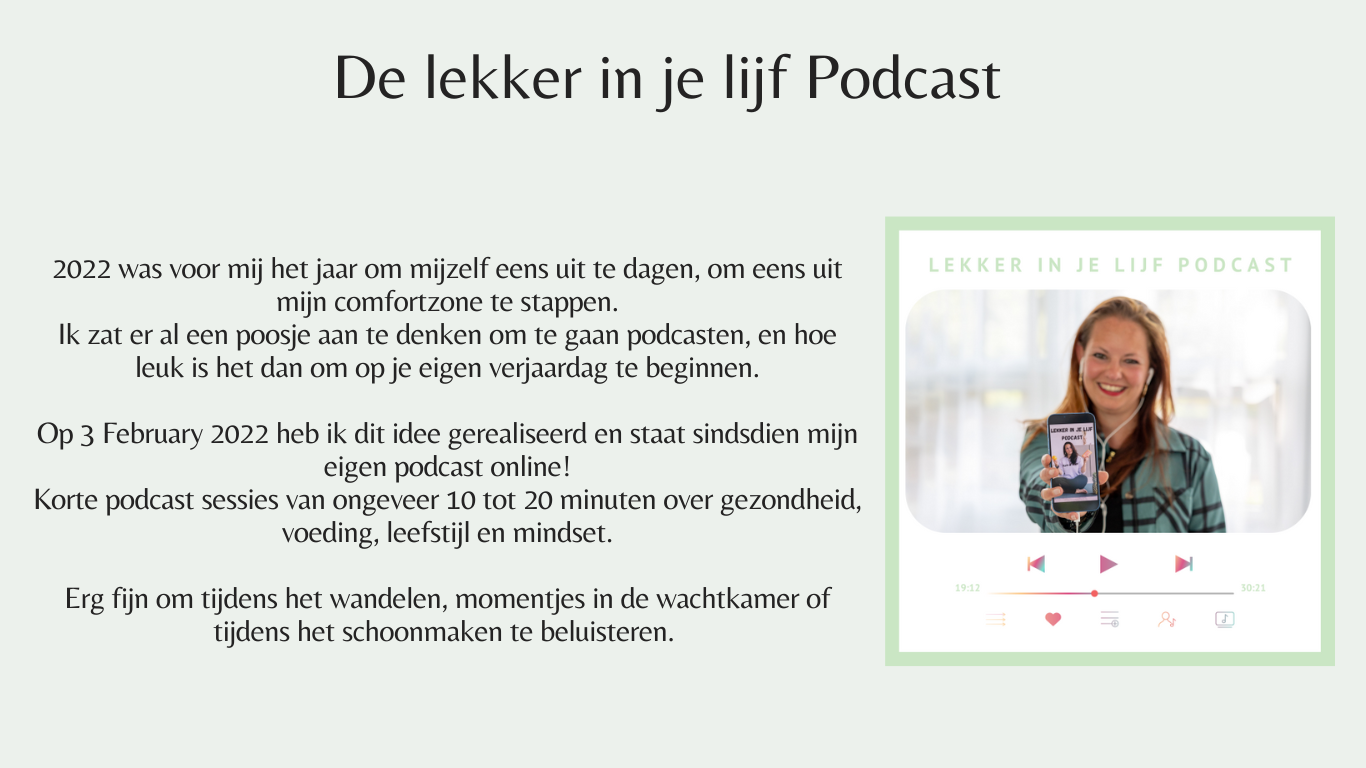 Lekker in je lijf podcast